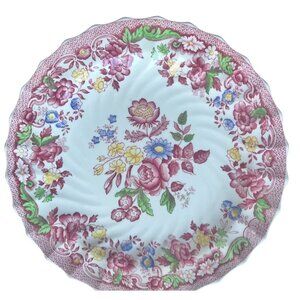 Copeland Spode England Plate "Spodes Bouquet" Floral 9" D. Bone China Vintage